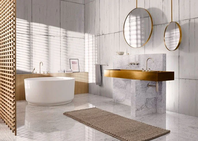 şık ve modern banyo dekorasyonu