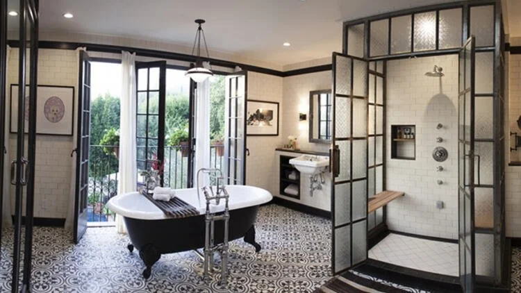 şık ve modern banyo dekorasyonu